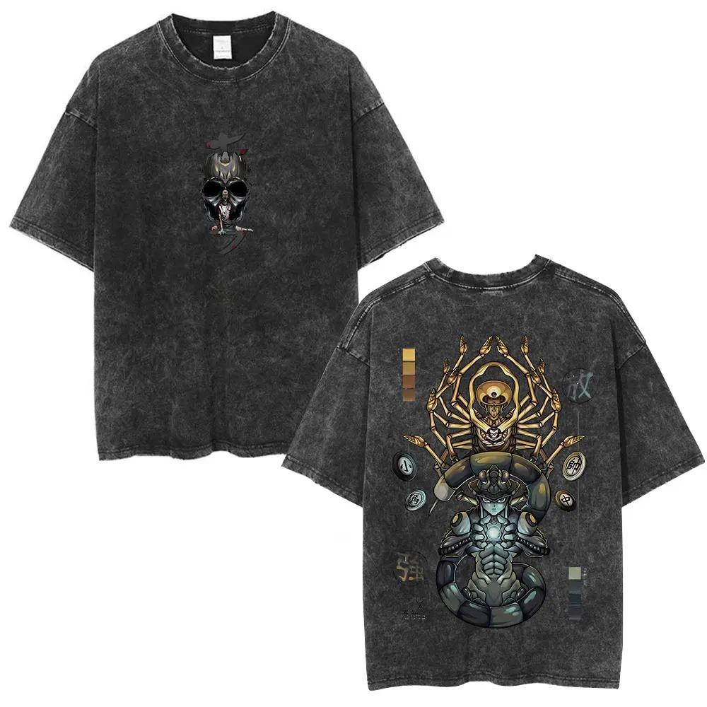 

Hunter X Hunter Phantom Troupe Washed Tshirts Anime Hisoka Oversized Print T Shirt Men Women Streetwear Yk Clothing Cotton Tee S
