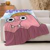 Coperta carina a cartoni animati C Clarence per divano, ufficio, letto, aereo, viaggio, dormire, leggere, rilassarsi, campeggio, morbida e calda