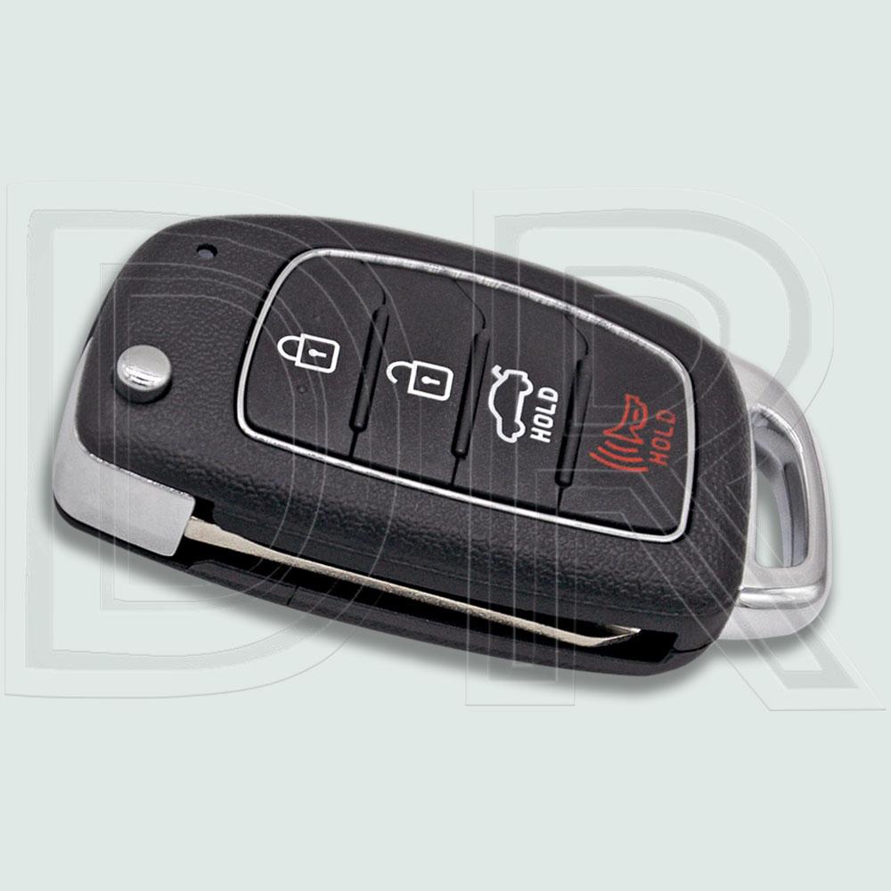 DR 95430-1S110 Original PCB Original 4D60 Chip 433MHz Flip Car Remote Key With HYN14R Blade For Hyundai HB20 2016 2017 2018 2019