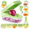 Multifuntional Vegetable Chopper With Stainless Steel Blades For Home Cooking And Meal Prep