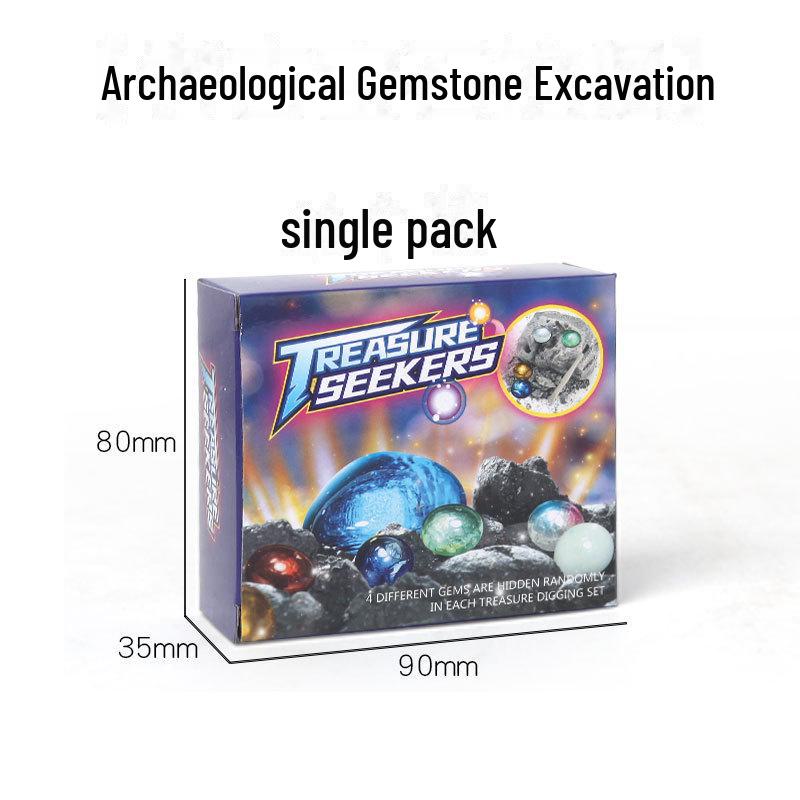 Набор для археологических раскопок «Единорог» для детей — набор для самостоятельного поиска драгоценных камней