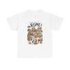 T-shirt de voyage Rome, T-shirt avec croquis du Colisée, T-shirt graphique souvenir Italie