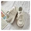 Thick-soled Canvas Shoes for Women 2024 Spring and Autumn New Niche Original Retro All-match Sneakers Hong Kong Style