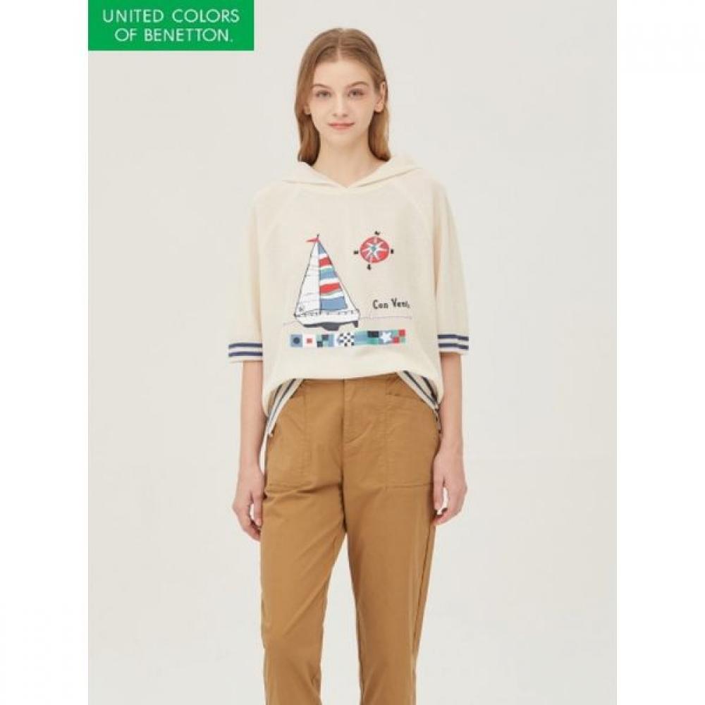 

Толстовка Benetton Sailboat Naglang Вязаная Bakpb7531 BE/OS