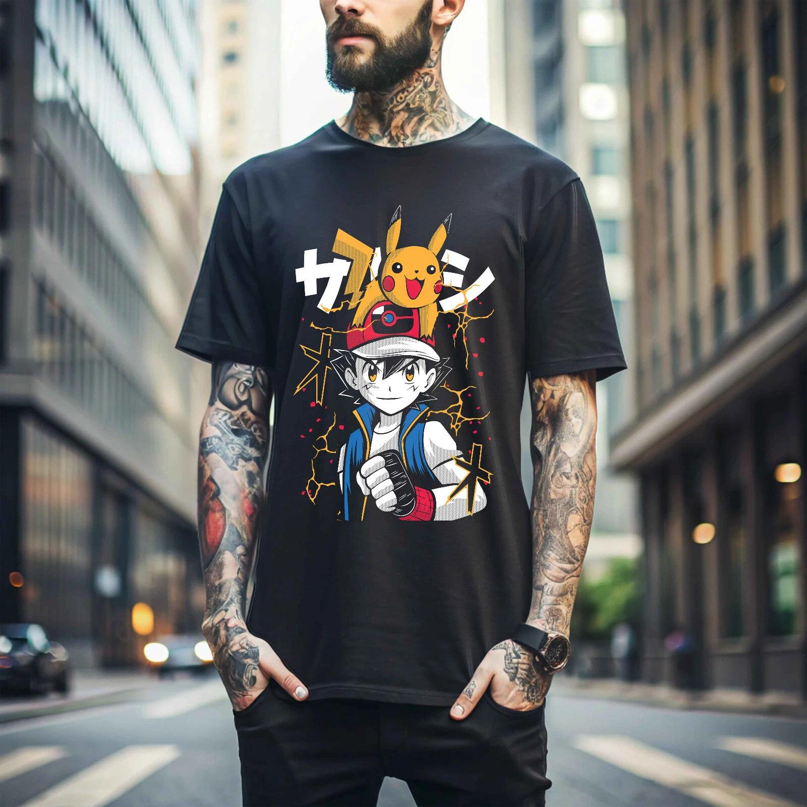 

100% cotton TOPS UNISEX TEES MENS WOMENS Anime Vintage Special Unisex T-shirt Manga tee Anime Exclusive Shirt gift 482 S чёрный