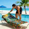 Brasilien Tropisches Strandtuch Dschungel-Tierprint Karnevals-Design Schnelltrocknend Weiches Mikrofaser-Badetuch Für Reise-Liebhaber