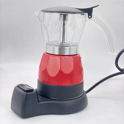 Electric Italian Coffee Pot 150ml 3 Cup Fine Filtration Drip Proof Electric Coffee Maker for Home