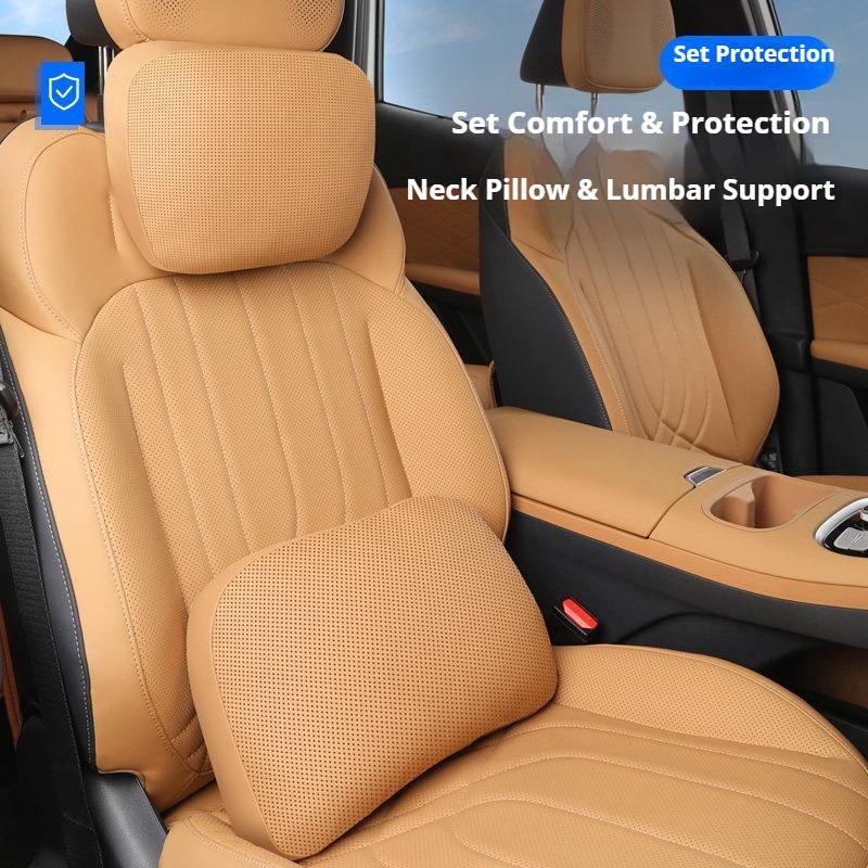 Fit For Geely Galaxy Starship 7 EMi Car Luxury Headrest Neck Pillow Waist Support Pillow Interior