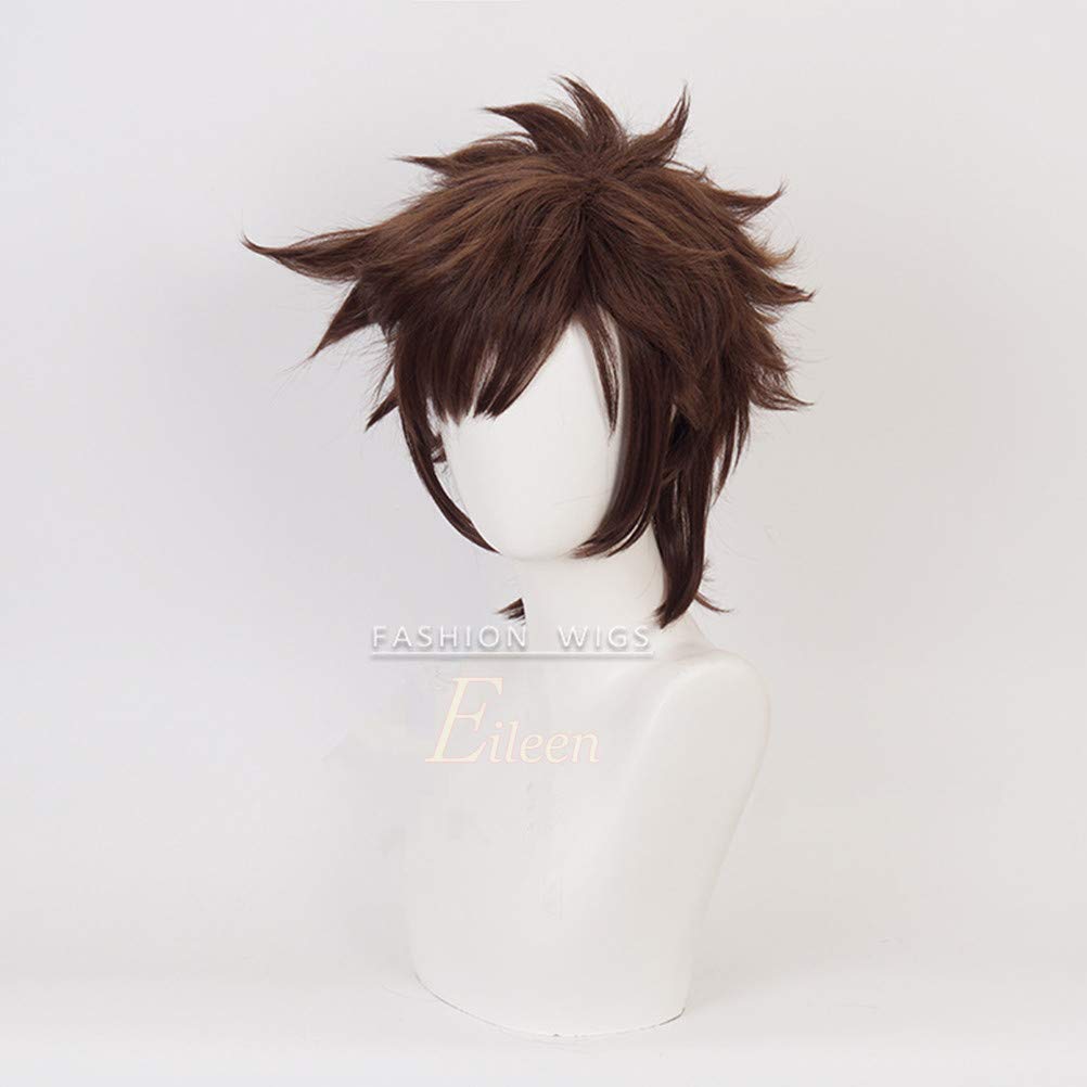 Eileen Bizarre Adventure Golden Wind Joseph Joestar Wig Heat Resistant Wig Halloween Christmas Costume Wig Net Included JoJo's +