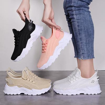 Women's Sneaker Shoes Tennis Female Sport Gym Running Shoes Lace-Up Casual Shoes Mesh Breathable For Women