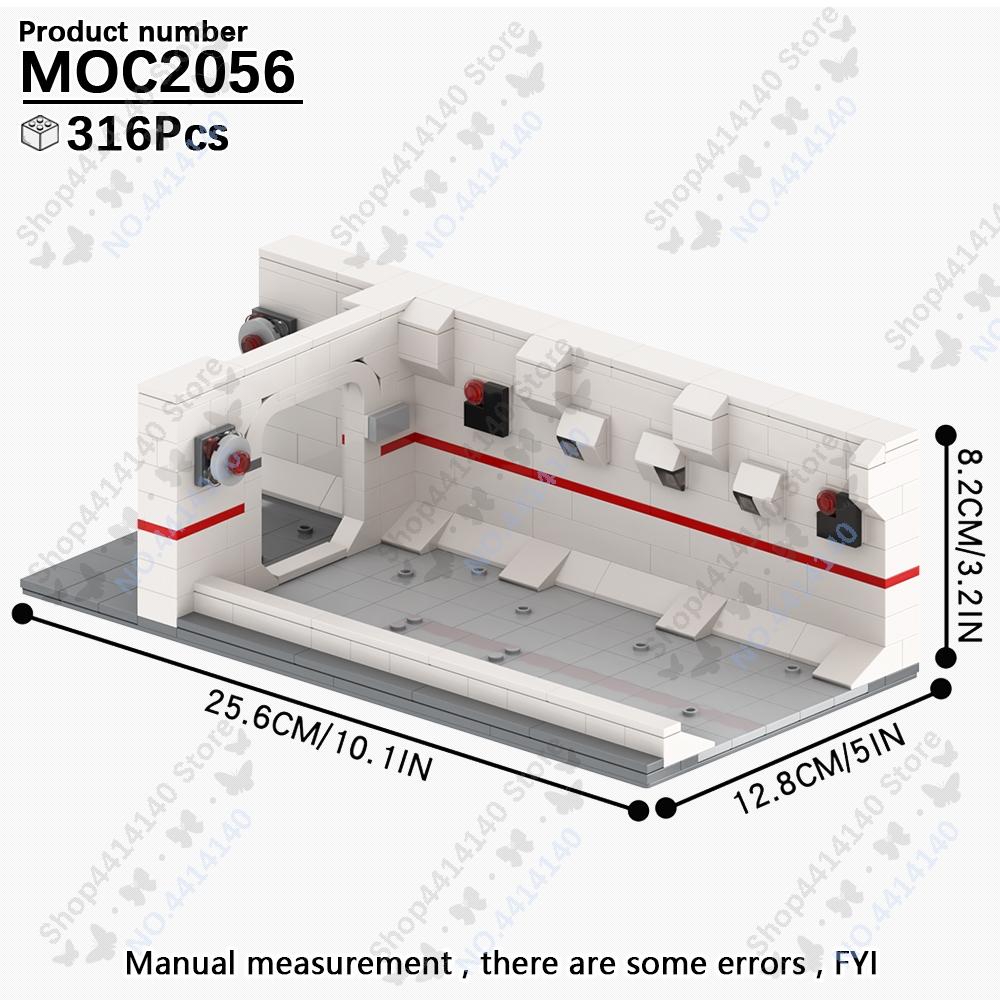 MOOXI Space Wars Movie Throne Military Conference Room Scenario Model Building Block DIY Diorama Bricks For Kids Montessori Toys