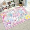 3D Cute Hello Kitty   Cartoon Rug for Bedroom Living Room Sofa Home Doormat Decor, Large Kid Play Non-slip Floor Mat Gift