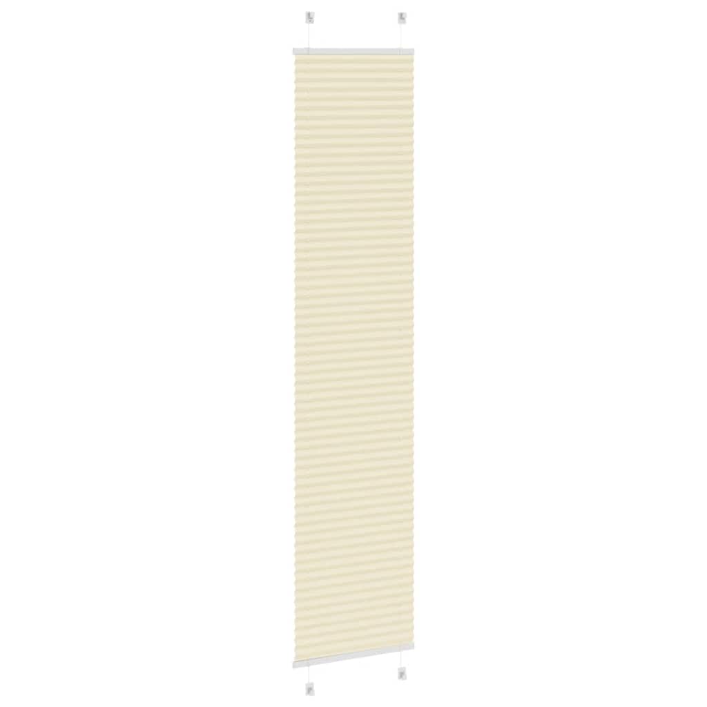 Cream Pleated Blind 50X200 Cm Fabric Width 49.4Cm
