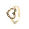 Anel Empilhável Cor Ouro Estilo Europeu Coroa Flor Anel de Dedo Para Mulheres Esposa Joia de Casamento Noivado Oferta Especial