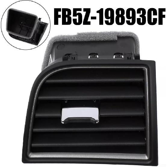 Dashboard Air Vent Right Side For Ford Explorer 2016-2019 Front Panel AC Ventilation Outlet OEM JB5Z-19893-BB FB5Z-19893CF Black ABS Passenger Side