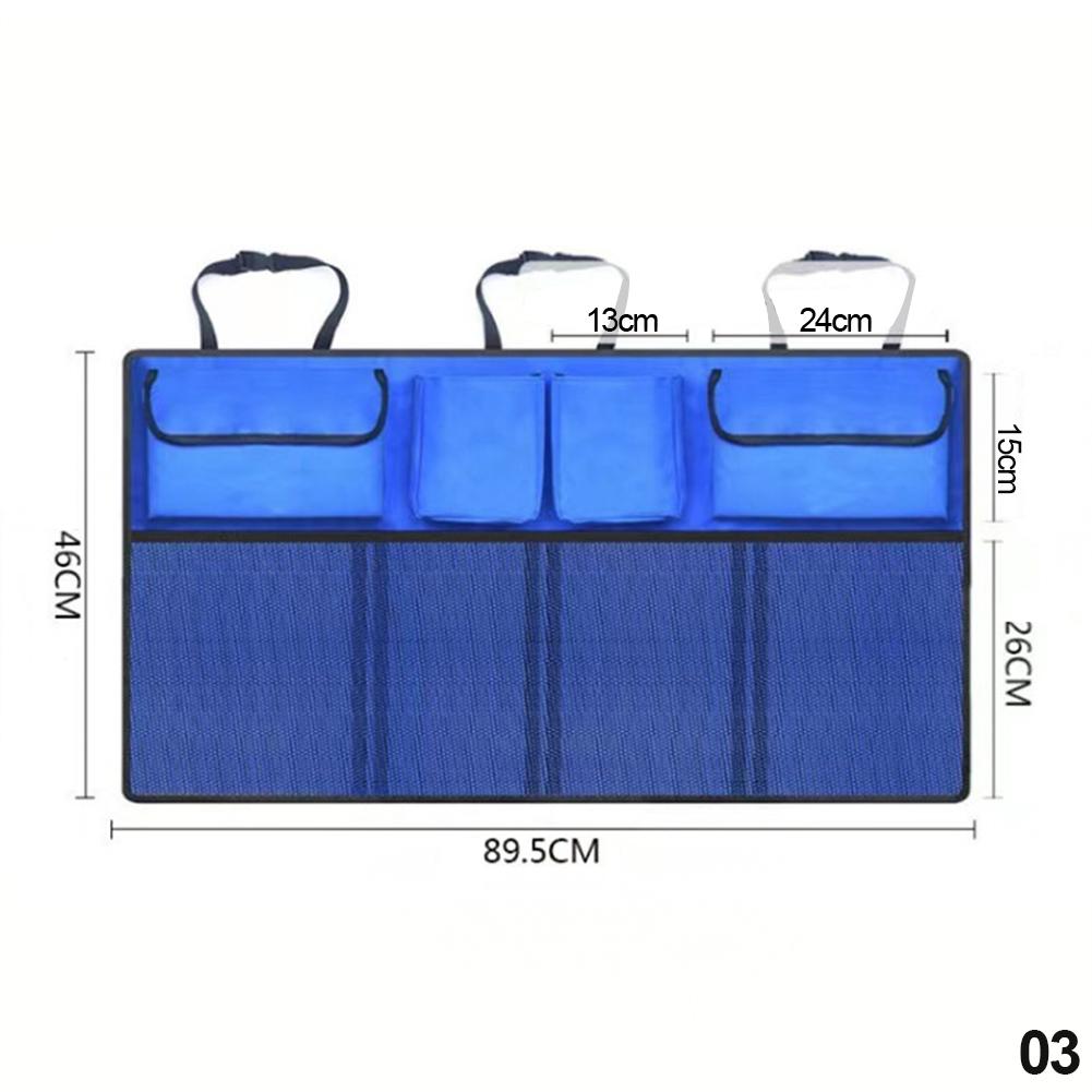 Universal Auto Trunk Organizer Einstellbare Sitz Lagerung Tasche Net Hohe Kapazität Multi-verwenden Oxford Automobil