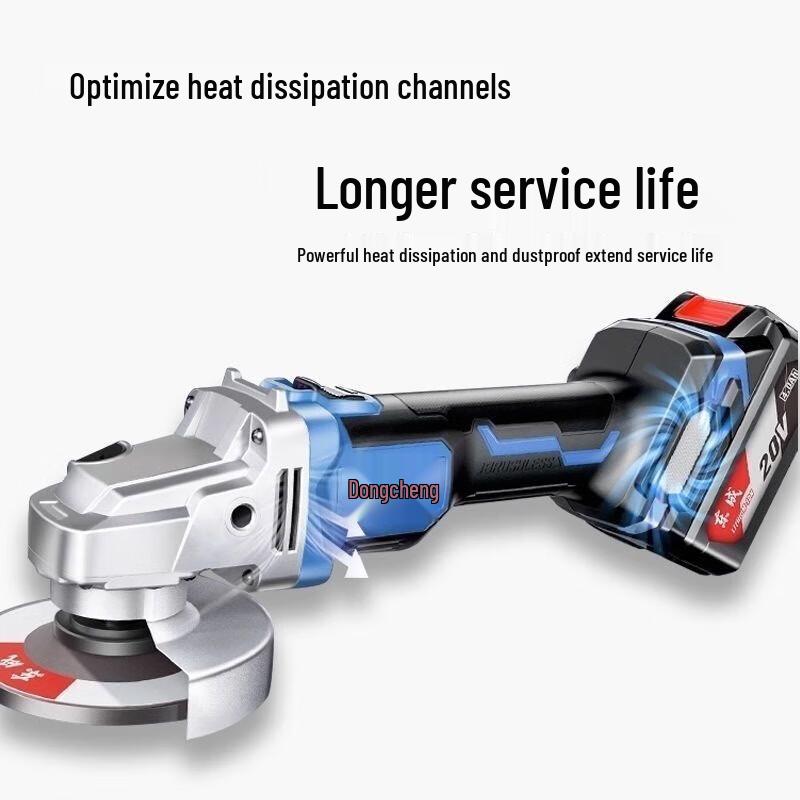 Dongcheng 20V Brushless Cordless Angle Grinder CN Plug (adapter Included)