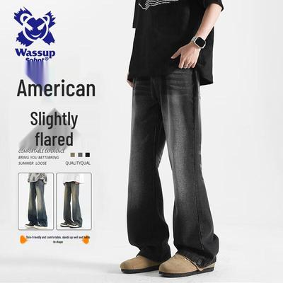 Wassup Sohot Jeans en Denim Slim Droit Évasé pour Homme