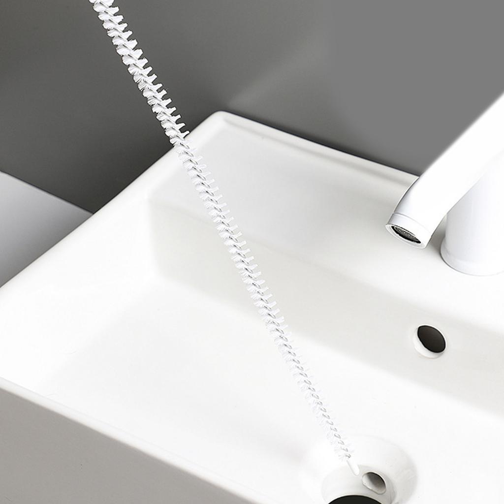 Sewer Drain Brush Bendable Long Pipe Cleaner Flexible Sewer Cleaning Tool for Home Kitchen Sink Shower Bathtub Hair Clog