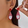 Christmas Series Acrylic Earrings With Santa Claus Rudolph And Christmas Lights For Holiday Fashion