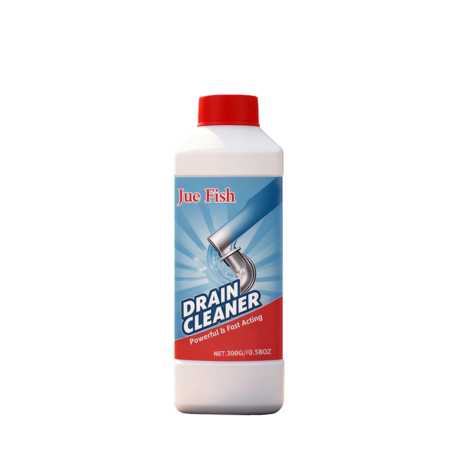 

JUE FISH Multi-Use Drain Cleaner for Hair, Oil, and Residue in Clogged Pipes