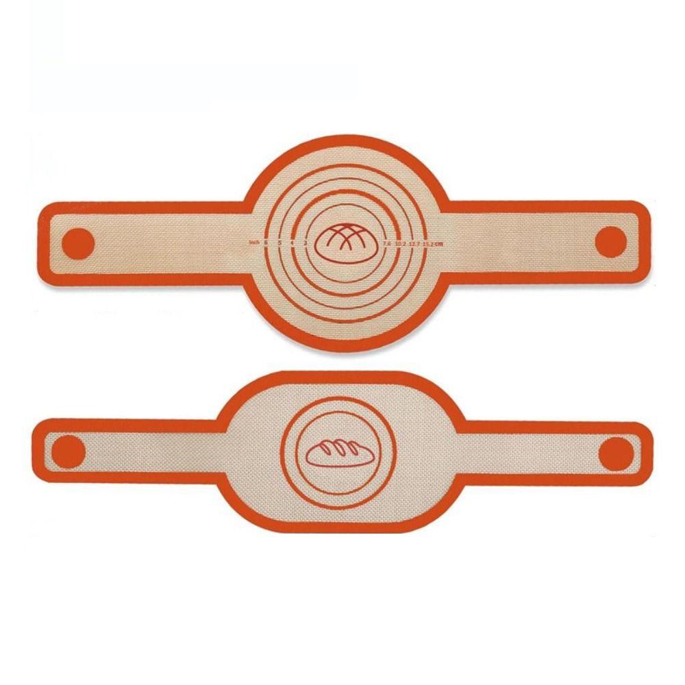 2Pcs Silicone Baking Mat Set Non-Stick Dough Transfer Mat Bread Kneading Pad  Kitchen Baking Tools