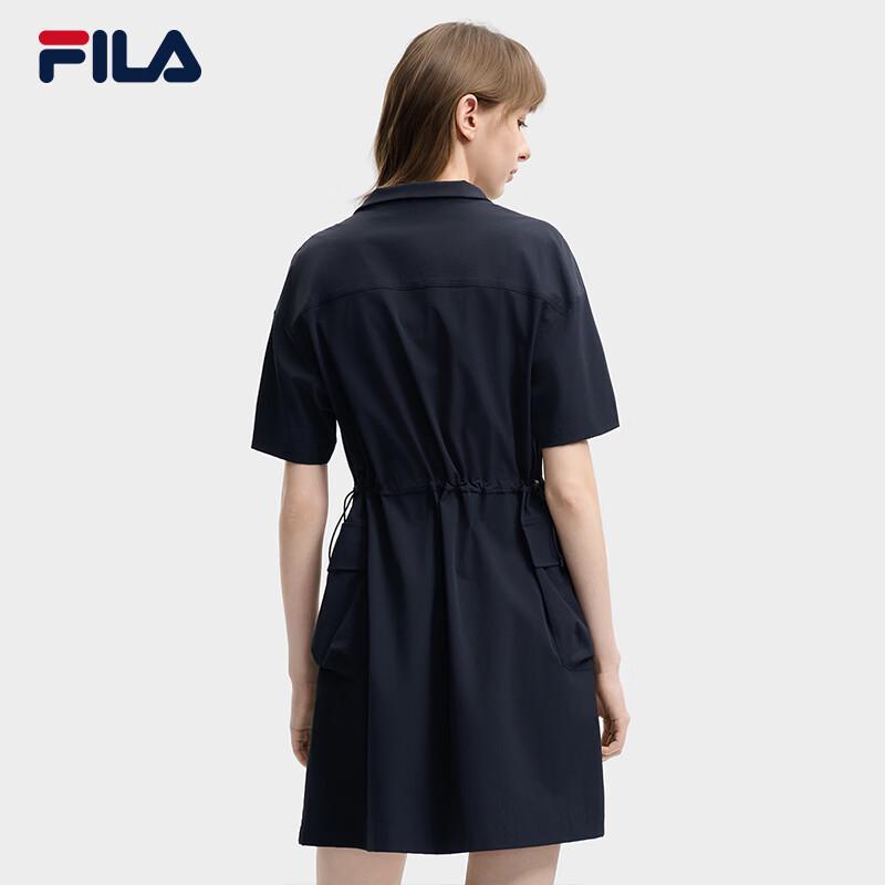 FILA Women's Woven Polo Shirt Dress