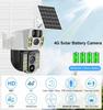 New Solar Camera 4G SIM Card/Wifi Surveillance Outdoor 4K 8MP HD 360 Wireless Low Power Battery Cctv Security Protection Ip Cameras