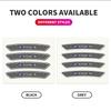 QPM1 4pcs Carbon Fiber Car Wheel Rim Stickers Auto Refit Accessories For Buick Excelle XT Envision Excelle GT Regal Encore Park GL8