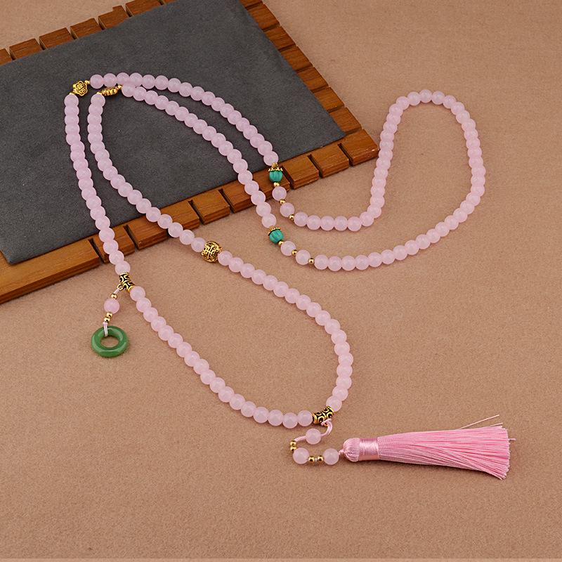 New Chinese Ethnic Multi-Layered Tassel Necklace