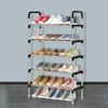 4/5/6/7 Schicht Schuhregal Schuhorganizer Schuhregal Schuhkarton Schuhablage Pflanzenregale Metallschrank Schuhorganizer Schränke Platz