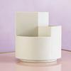 Pen Holder Multifunctional 3 Slots 360 Degree Rotating Stationery Supplies   for School Work Art Supplies