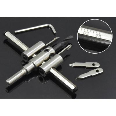 Adjustable Metal Wood Circle Hole Saw DIY Tool Alloy Blade Drill Bit Cutter Kit