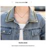 In Stock: Spring 2025 Women's Loose Denim Jacket - Versatile Casual Outerwear (MZ133)