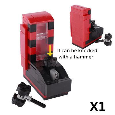 City Building Block Accessories Dining Car Movie Beverage Game Ice Cream Pizza Popcorn Food DIY Brick Children Toy Gift J036
