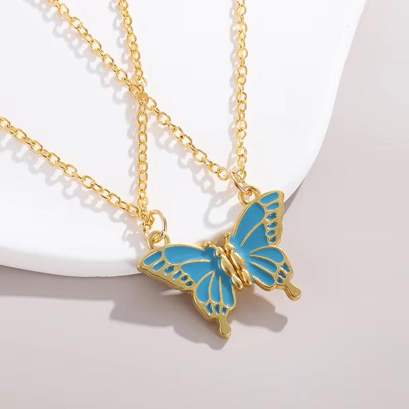 Bohemian Cross-Border Creative Butterfly Wing Pendant Necklace