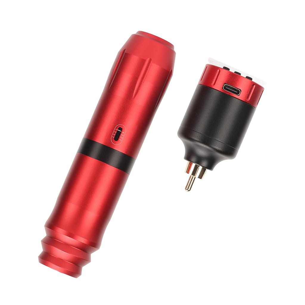 Tattoo Pen Machine Kit with 1300mAh Power Supply Clip Cord Connector Wireless Tattoo Pen Kit