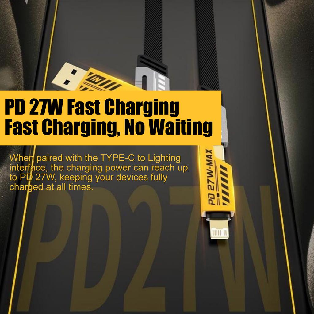 4 In 1 USB C Cable Multi Charging Cable Fast Charging Braided USB A Type C Cord Adapter For Smartphones Laptop Tablet