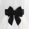 Korean Belt With Big Bow Waist Band Corset Accessories Elastic Waistband
