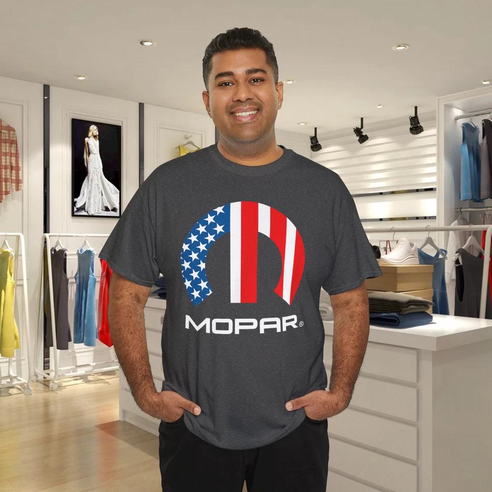 American Flag Perforunisexce Muscle Car Graphic Tee Shirt S