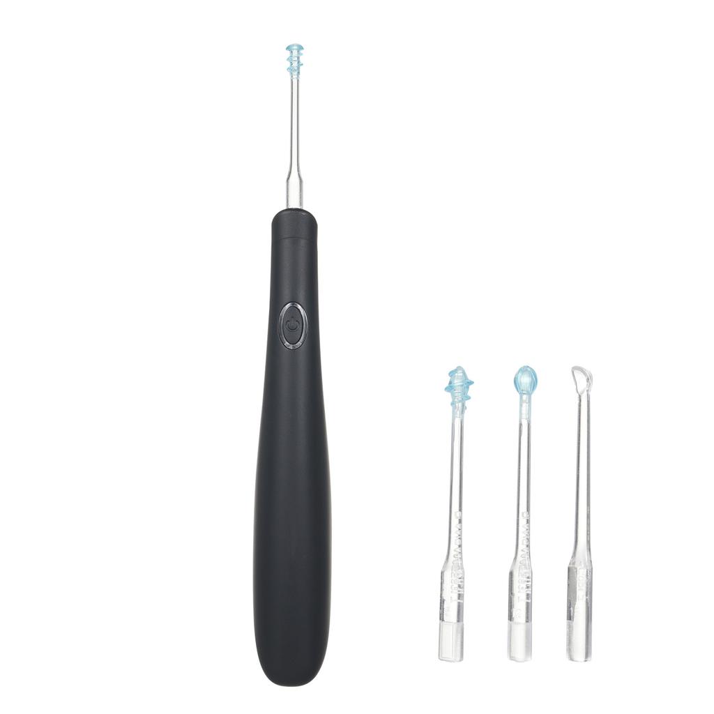 Portable Ear Cleaner with LED Light Illuminating Ear Wax Remover Ear Cleaning Tool Earpicks with 4 Replaceable Tips for