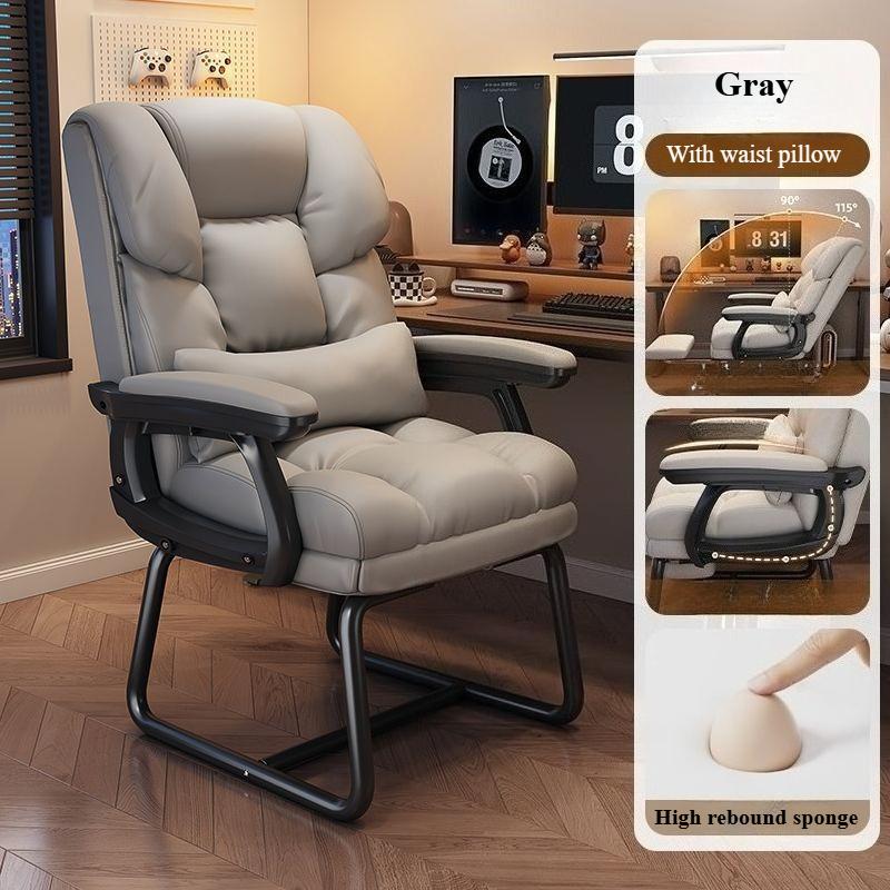 Comfortable Reclinable Cadeira De EscritóRio Long-Sitting Without Fatigue Ergonomic Chairs Home-Use Backrest Gaming Chair