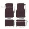 PVC Leather Quilted Car Floor Mats for Right-Hand Drive Vehicles