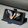 Business Leather Case For Samsung Galaxy Z Fold 6 5G 3 4 5 Fold6 Fold5 Magnetic Flip Protective Cards Solt Wallet Phone Cover