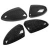 2PCS Side Rearview Mirror Cover Left Right Dry Carbon Fiber Stylish Door Mirror Cap Replacement for GR86 2022 Onward