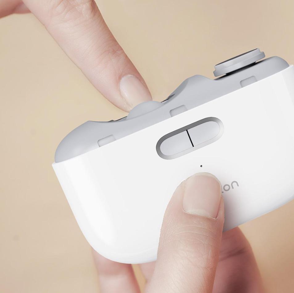 Xiaomi Youpin Xiaolang 2w1 elektryczny obcinacz do paznokci 2 polerowanie USB akumulatorowy obcinacz do paznokci narzędzia do polerowania ze światłem dla dorosłych dziecka