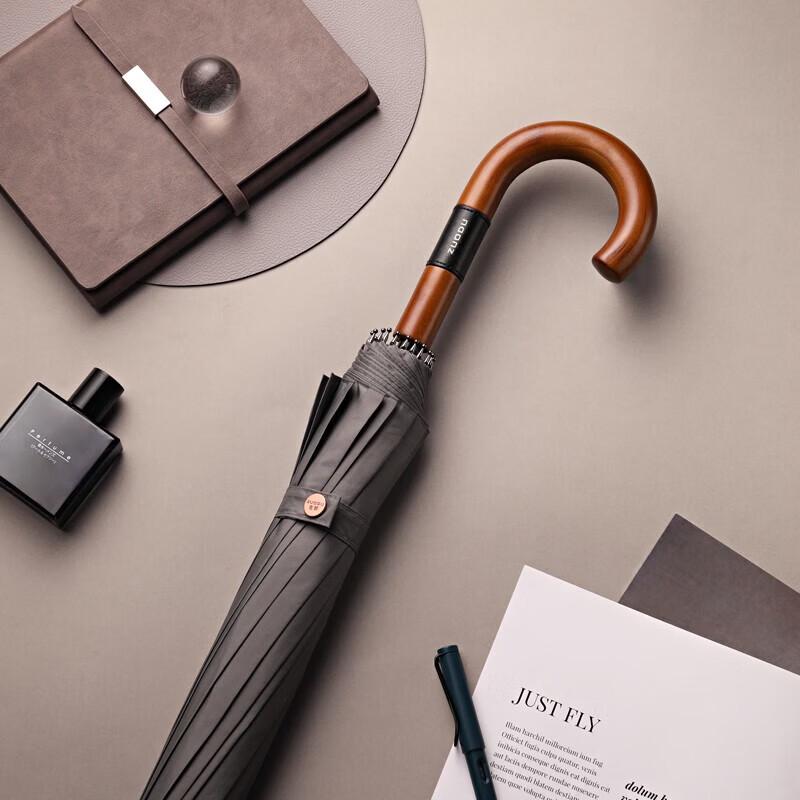 ZUODU ZD062 Men s 16-Rib Straight Umbrella