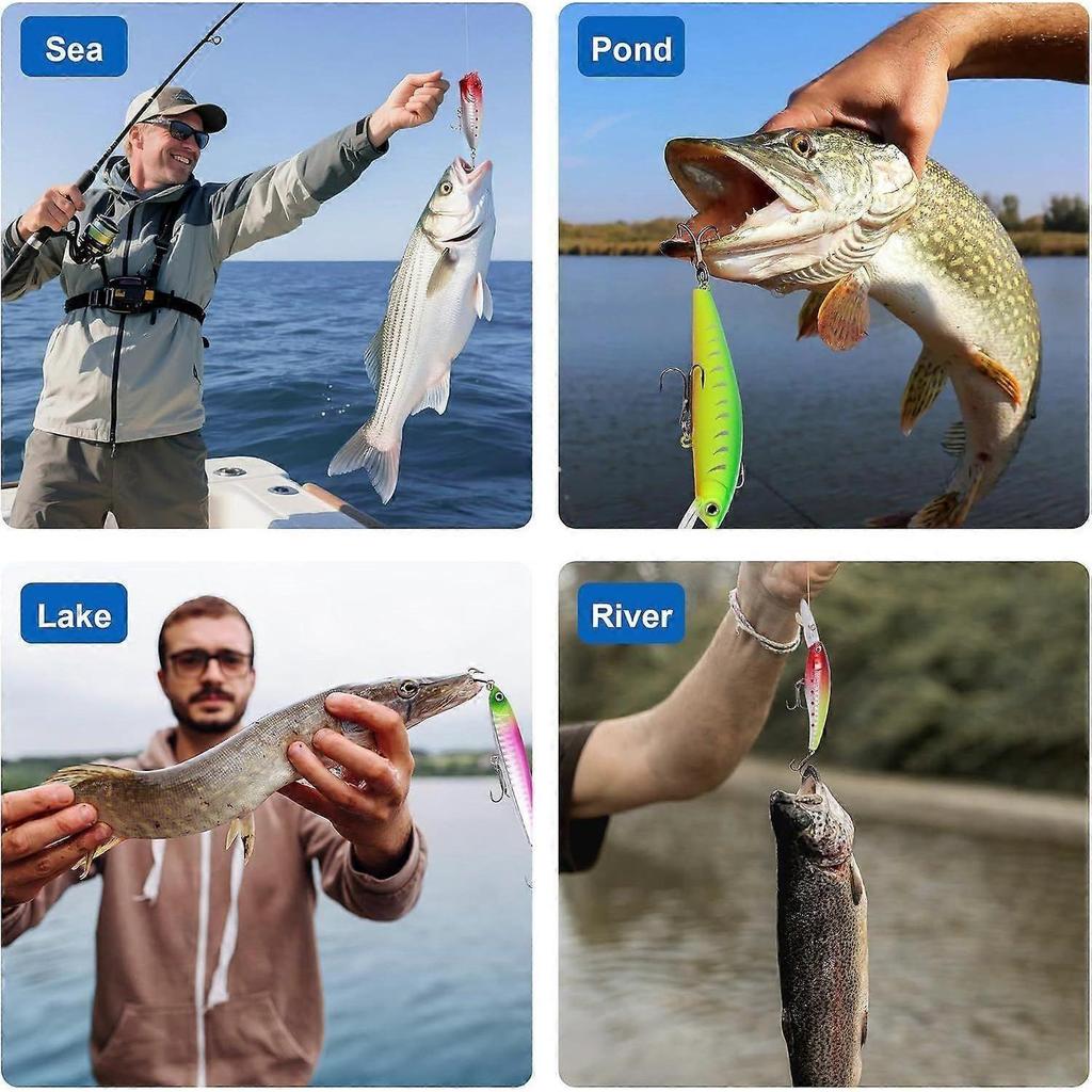 Fishing Lure Advent Calendar, 24Day Surprise Blind Box, Assorted Fishing Tackle Set, Holiday Gift For Angling Lovers -New