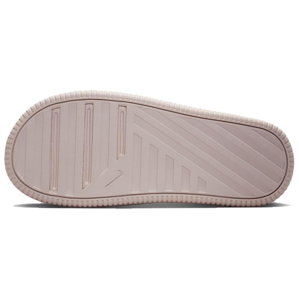 Nike Ciabatte da donna con zeppa in gomma Calm Elevation, beige e rosa, HV8560-600