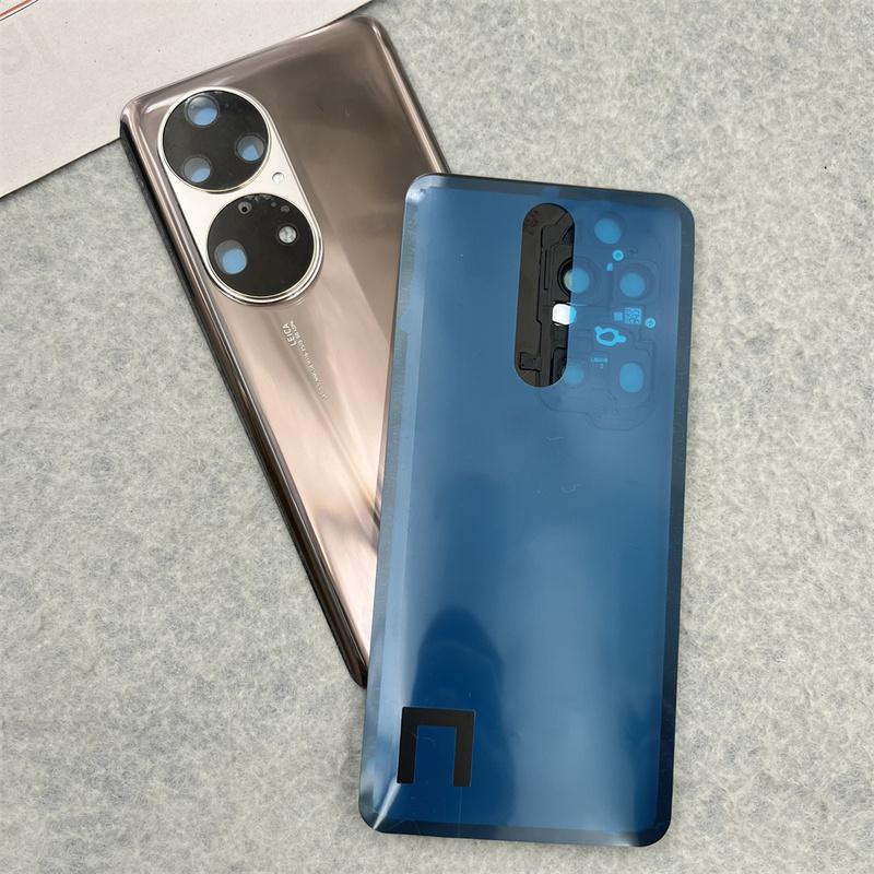 Back Glass Cover For Huawei P50 Pro P50pro JAD-AL50 Battery Cover Rear Door Housing For P50 ABR-AL00 With Camera Lens Frame